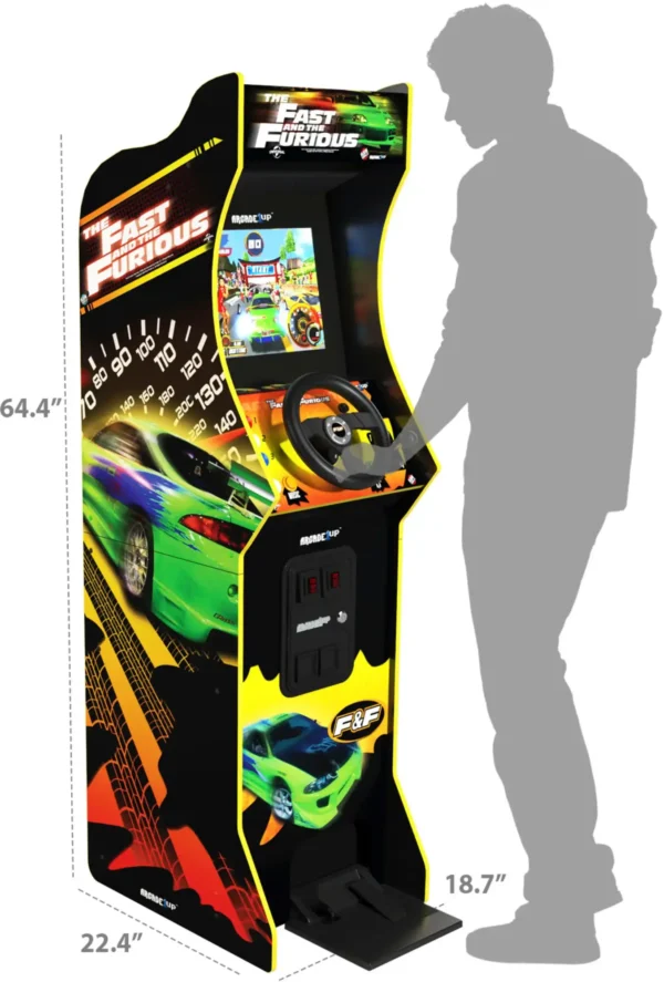 The Fast & The Furious Deluxe Arcade Game - Black - Image 6
