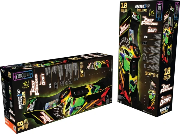 The Fast & The Furious Deluxe Arcade Game - Black
