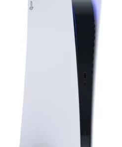 Alternative view of Sony PlayStation 5 Console Disc Edition 825GB SSD White – 4K Gaming, HDR, 120Hz, DualSense Controller